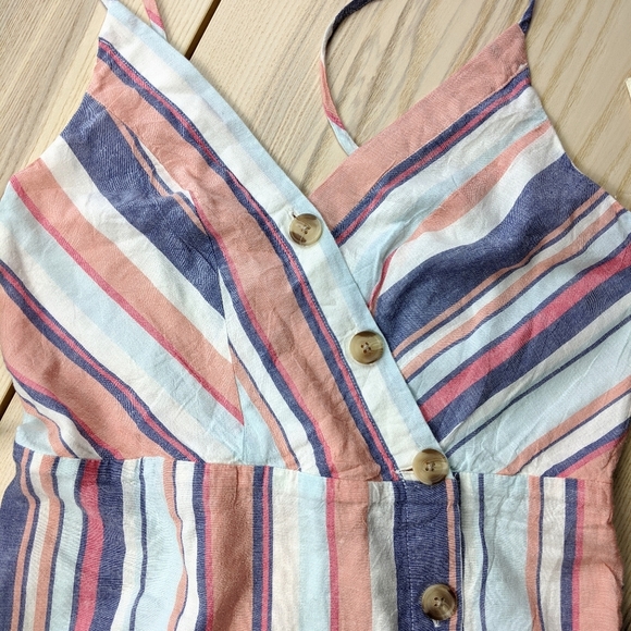 FINAL SALE 🆕🌿STRIPED BUTTON DRESS🌿 - Picture 5 of 8